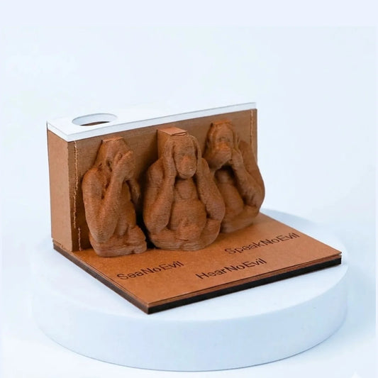 モンキー｜LumiCastle 3Dメモ帳