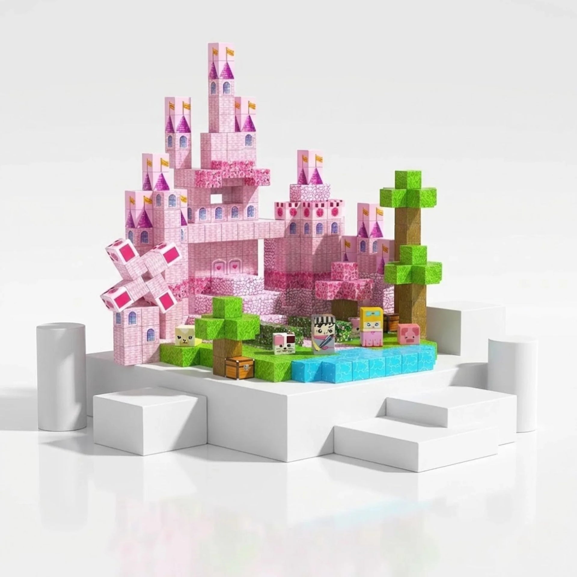 CubeCraft Mine Builder｜マグネット式立体ブロック組み立てセット